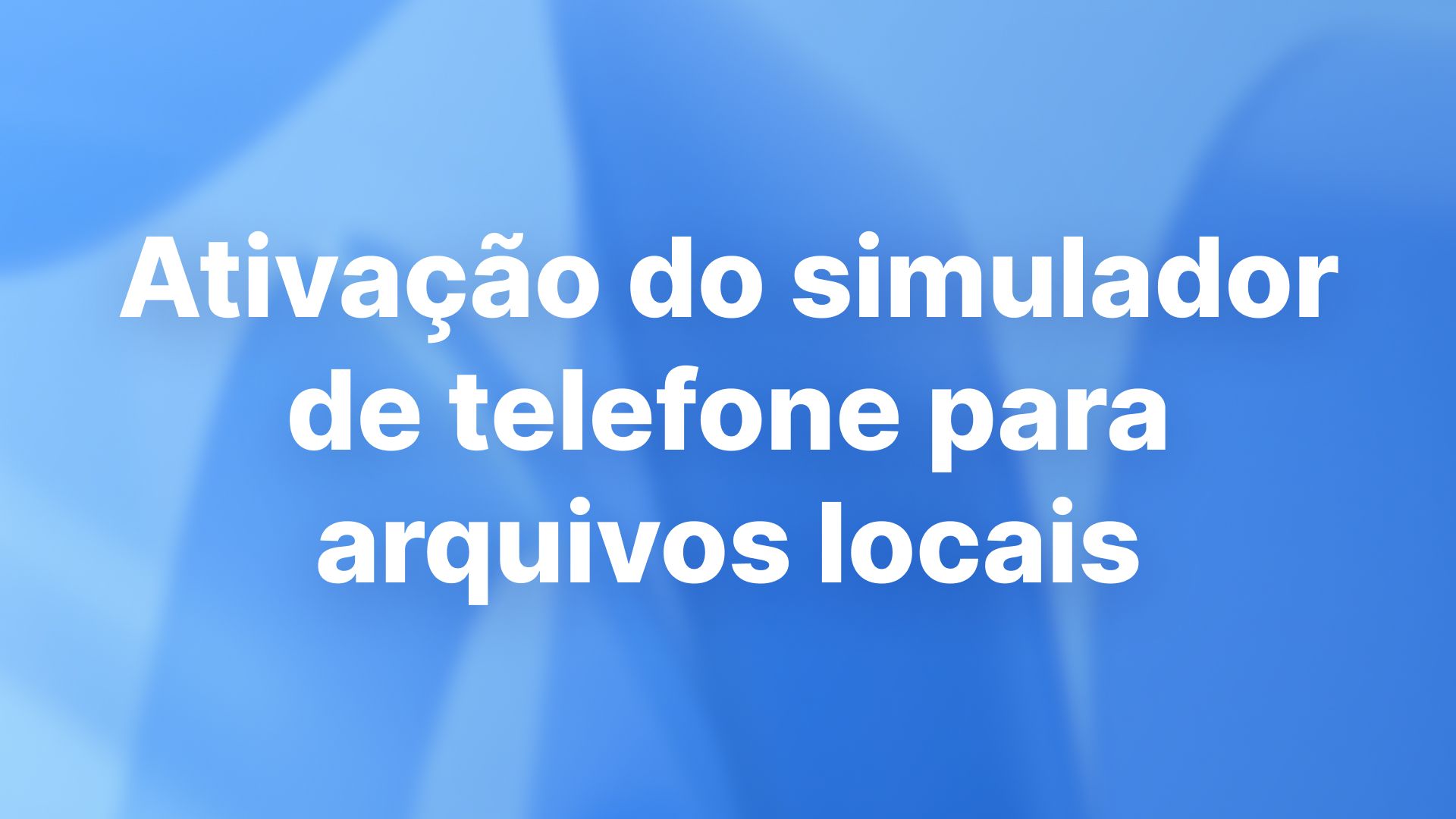 Como habilitar o simulador de telefone para arquivos locais no Chrome ...
